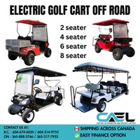 2024 Electric Golf Carts – Off-Road for 2, 4, 6, and 8 Seaters Moncton New Brunswick Preview