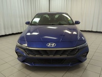 Finished in Blue with a Black interior, this used 2025 Hyundai Elantra Preferred offers modern style... (image 2)