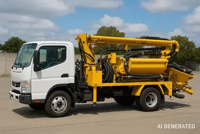 Established concrete line pump business for sale with a strong reputation and long history in the in...