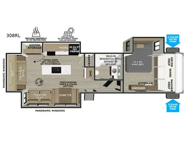 2026 Forest River RV Wildwood Heritage Glen 308RL in Travel Trailers & Campers in Moncton - Image 3