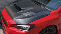 2015 - 2021 Subaru WRX / STI VRS-Style Carbon Hood varis style