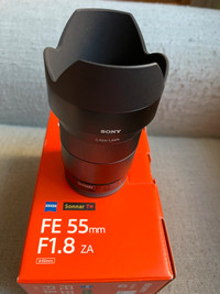 Sony E-Mount Full-Frame FE Sonnar T 55mm f/1.8 ZEISS Prime Lens
