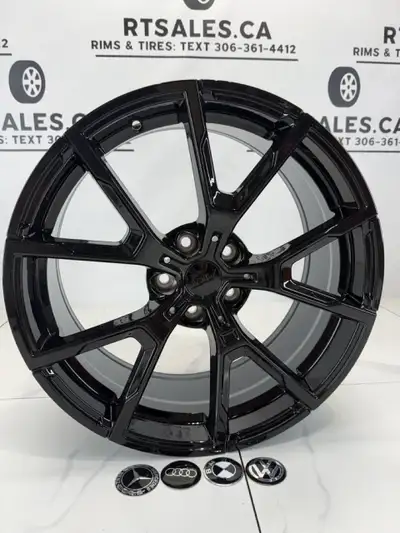 Set of 4 NEW 19 inch Replika R362 Rims FITS: Audi, Mercedes, BMW, Volkswagen, AND OTHERS (logo caps...