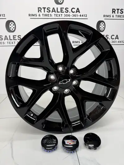 Set of four new 22 inch rims FIts Chevy Chevrolet Gm GMC 1500 Silverado Sierra suburban Yukon tahoe...