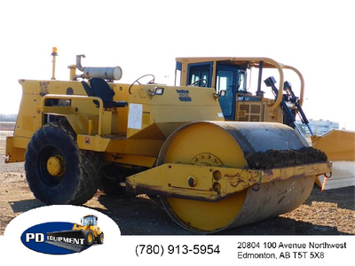 1975 Bros SPV735 Vibratory Roller Vibratory roller, 84" drum, Drum drive, Dual controls, meter reads...