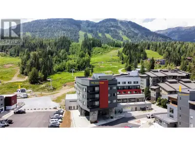 The newest addition to RED Mountain in Rossland, BC: The Crescent. This charming studio apartment ab...