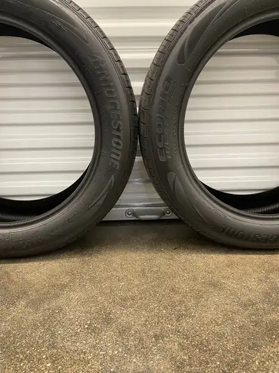 Pair2: 245/50R20 102H Bridgestone Ecopia H/L 422 Plus. FIRM $280: Two Used All Seasons Tires. FIRM T...