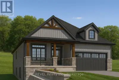 Nestled on an exceptional private lot, this stunning Oak Homes custom-designed bungalow combines the...