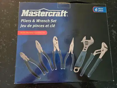 6 piece pliers & wrench set, View more