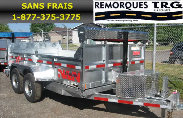 2026 N&N Dompeurs Galvanisé a chaud in Cargo & Utility Trailers in Québec City - Image 3