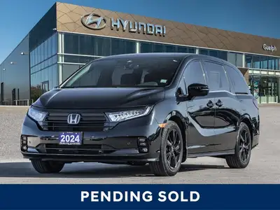 2024 Honda Odyssey Black Edition | NO REPORTED ACCIDENTS | LOADED The 2024 Honda Odyssey Black Editi...
