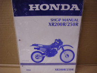 Unused Honda service/shop manual HM 1085 1984 XR 200/250 R