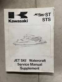 Sm297 Kawi ST STS JT750 Jet Ski Watercraft Service Manual