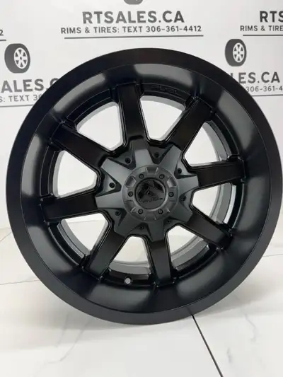 *** FREE SHIPPING *** set of NEW Fuel Maverick Matte Black 18 inch rims FITS Ford F-150 Dodge Ram Ch...