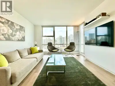 Discover the epitome of urban living in this beautifully furnished 650 square foot condo in Vancouve...