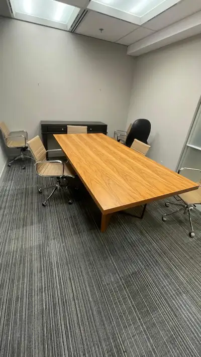 Haworth Boardroom Table-Keilhauer Talk Large Hexagonal Table!