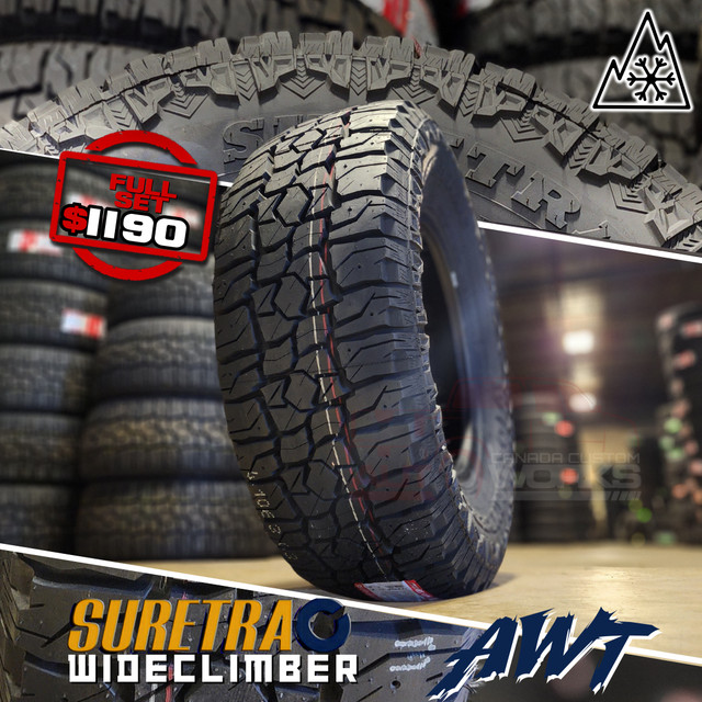 BRAND NEW Snowflake Rated AWT! 285/70R18 $1190 FULL SET OF TIRES in Tires & Rims in Red Deer - Image 2