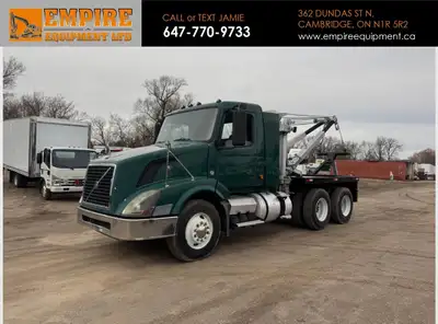 465HP VOLVO ENGINE - 8LL EATON FULLER TRANSMISSION - AIR RIDE - ENGINE BRAKE - 4 WAY LOCK - 14,600 F...