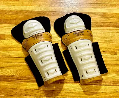 Vintage Mastercraft Hockey Shin Pad Guards, View more