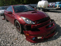 2002 TOYOTA CELICA GTS ** PART OUT ** BLACK / RED / SILVER