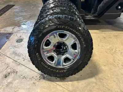 Set of 4: BF Goodrich All Terrain Tires - 275/70/18 - 10 ply - Long lasting all terrain tires - Snow...
