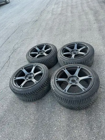 225/45/18 245/40/18 245/30/20 5x120 Honda Type R Acura Integra Type S Tlx Bmw 135 235 335 435 328 33...