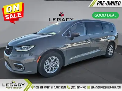 Welcome to Legacy Dodge Claresholm. Apple CarPlay, Android Auto, 360 Camera, Synthetic Leather Seats...