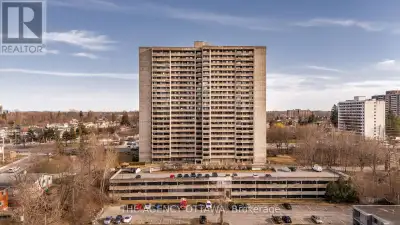 Welcome to The Britannia! Perched on the 17th floor, this 2-bedroom, 1-bathroom condo boasts breatht...