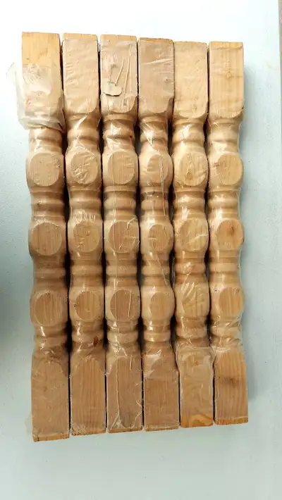 Decorative Wood Posts/Columns for Wood Project... There are SIX posts/columns all together. These po...