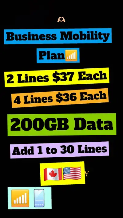 Efficient & Affordable: Business Cell Plan with 200GB, View more