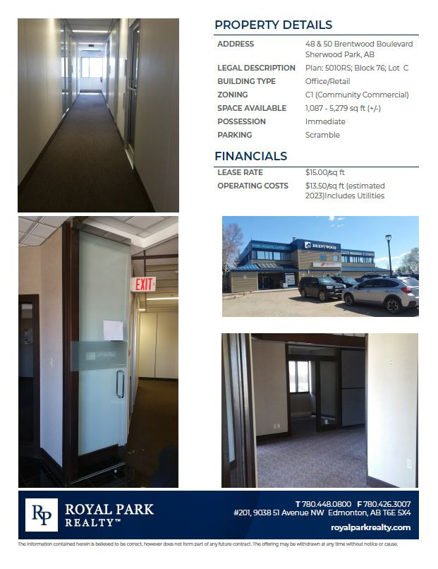 OFFICE/RETAIL SPACE FOR LEASE Commercial & Office Space for Rent