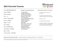 Experience the versatility and comfort of this 2023 Chevrolet Traverse LT Cloth AWD! With its accide... (image 1)