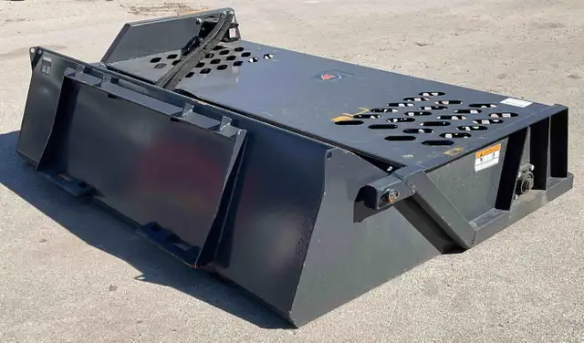 NEW SKID STEER POWER ROOT RAKE ROCK SCREEN COLLECTOR RCR1284W in Heavy Equipment Parts & Accessories in Regina - Image 5