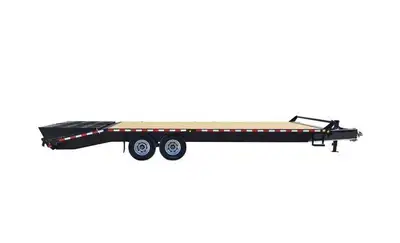 Made in Canada the 2026 Canada Trailer Premium Pintle Series 25-14K beavertail with ramps GVWR 15120...