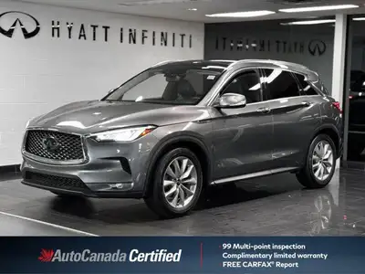 The 2021 INFINITI QX50 LUXE is a compelling compact luxury SUV that balances distinctive styling wit...