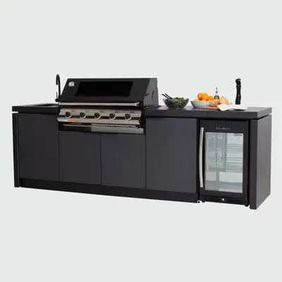 NEW BLACK STAINLESS STEEL OUTDOOR KITCHEN ISLAND 1119705, View more