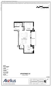 Renovated Akelius one bedroom apartment for rent. Located near Sauvé in the Ahuntsic neighborhood, M... (image 5)