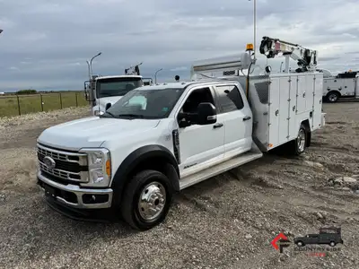 Countryside Fleet NEW - 2023 Ford F550 CrewCab 4x4 Service Truck + 6.7L PowerStroke Diesel + 4x4 W/...