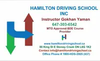 Driving İnstructor Hamilton  6473036542 