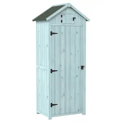 30" x 21" x 71" Garden Storage Shed, Outdoor Tool Utility Storag, View more