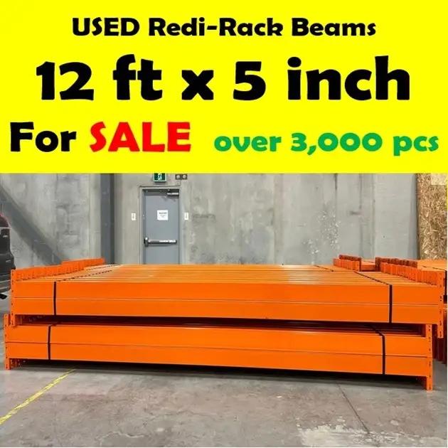 USED Redi rack Beams 12' x 5