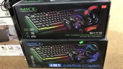 Gaming Starter Kit ,Gaming Keyboard Combo With Gaming Headset, View more