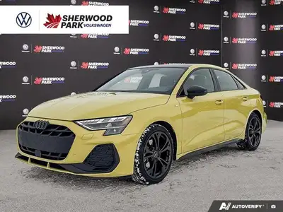 Check out this 2025 Audi A3 Sedan Progressiv while we still have it in stock! *You Can't Beat the Pr...