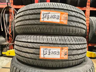 A pair of good used P195/65R15 Tako Eco Comfort AS install and balance $200 Loose purchase $80 each...