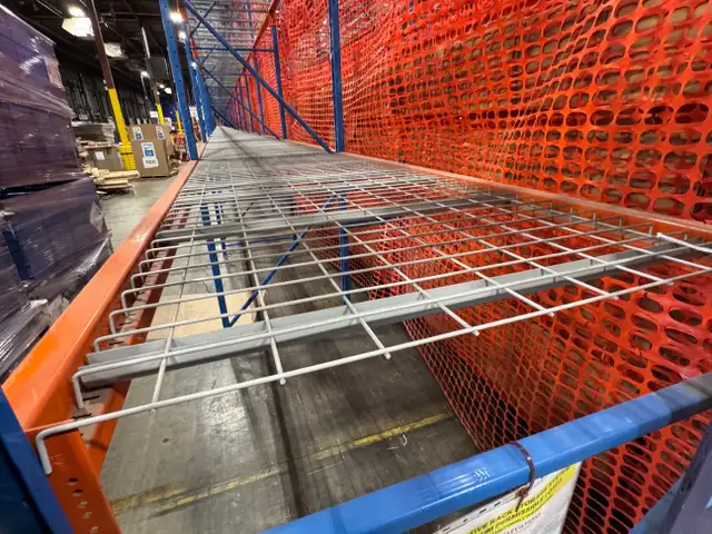 Used Redirack pallet racking beams 8’ x 3” ON SALE!63406571237505121