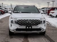 Recent Arrival! Quartz 2022 Hyundai Santa Fe Ultimate AWD Shiftronic 2.5L I4AWD, Black Leather. (image 2)