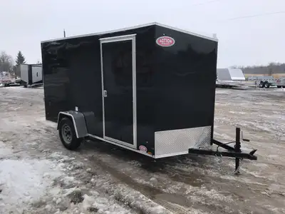 ACTION ECONO SERIES 6' X 12' SINGLE AXLE CARGO TRAILER WITH REAR RAMP DOOR! Experience practicality...