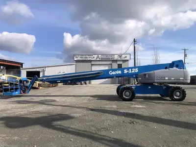 USED 2007 GENIE S-125 REBURB BOOM LIFT IN STOCK in EDMONTON! WE SHIP ANYWHERE in NORTH AMERICA! Fina...