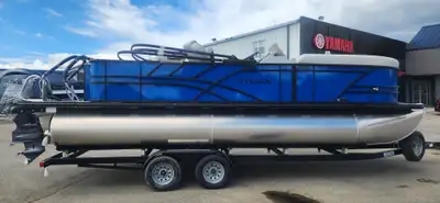 Welcome to Tru-North Yamaha RV & Marine The 2026 Sylvan Mirage X3 Party Fish is a 23-foot 8-inch, hi...