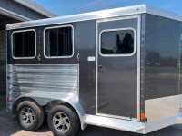 2024 Exiss Express XT - 2 horse slant load trailer